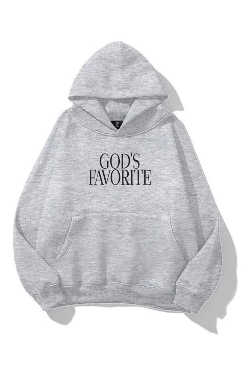 Unisex Gods Favorite Sweatshirt  Gri