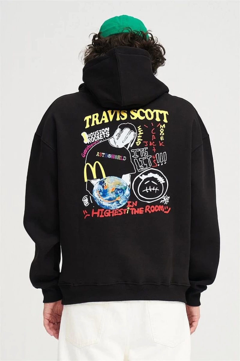 Unisex Highest In The Room Sweatshirt Siyah