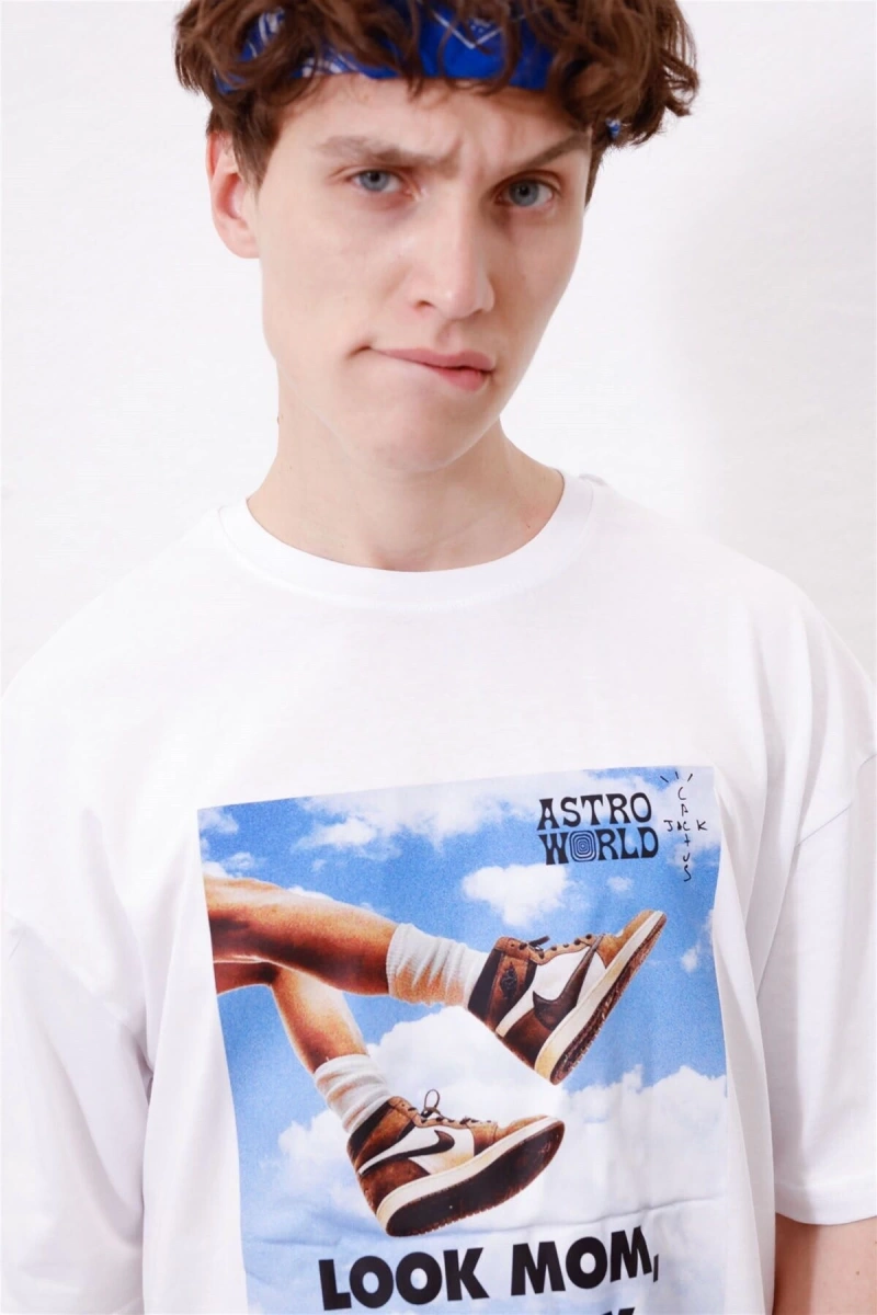 Unisex I Can Fly Air Beyaz Tshirt
