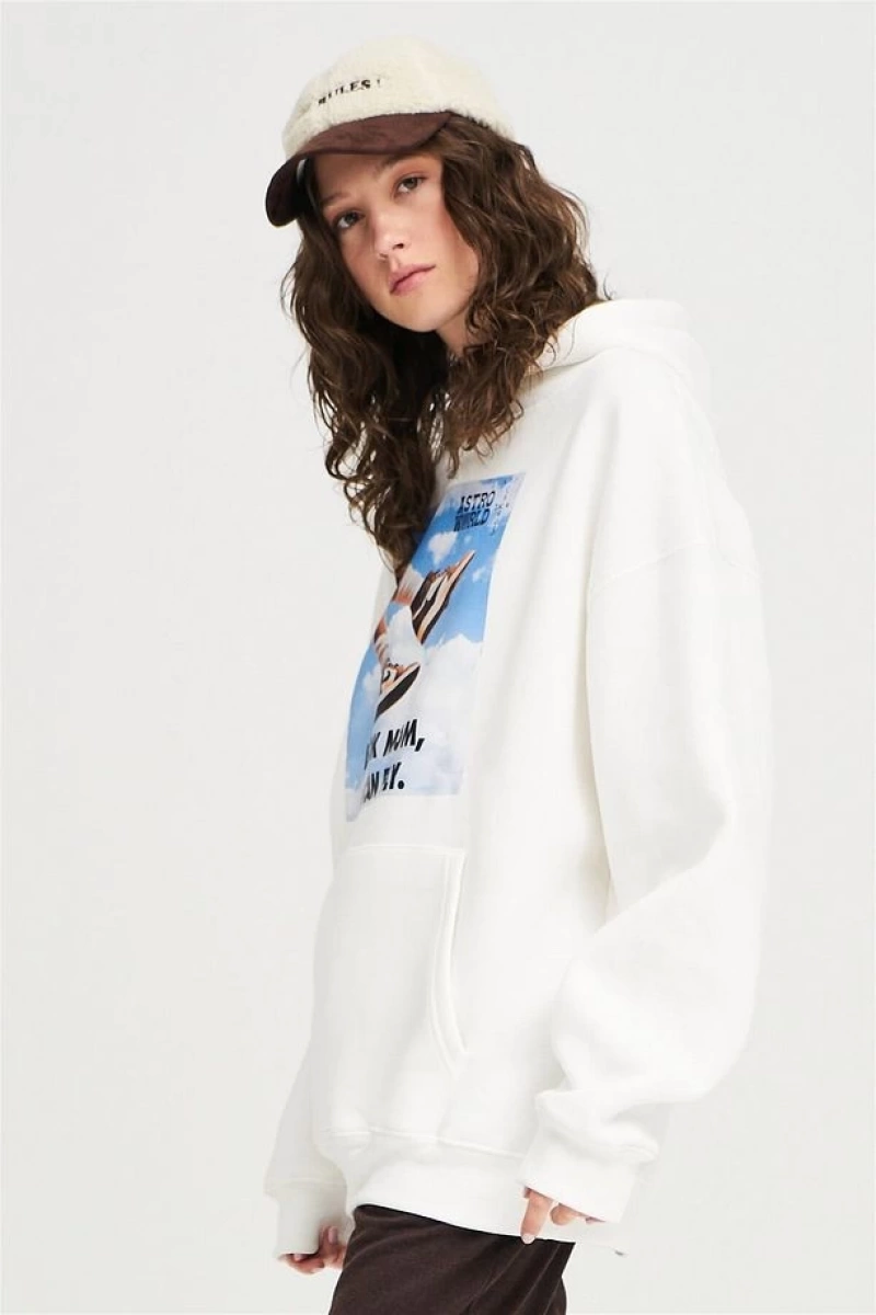 Unisex I Can Fly Air Unisex Sweatshırt Beyaz