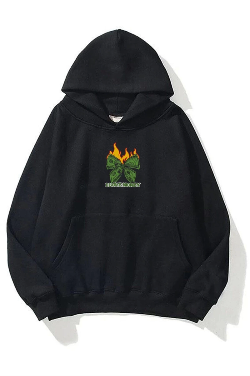 Unisex I Love Money Sweatshirt Hoodie