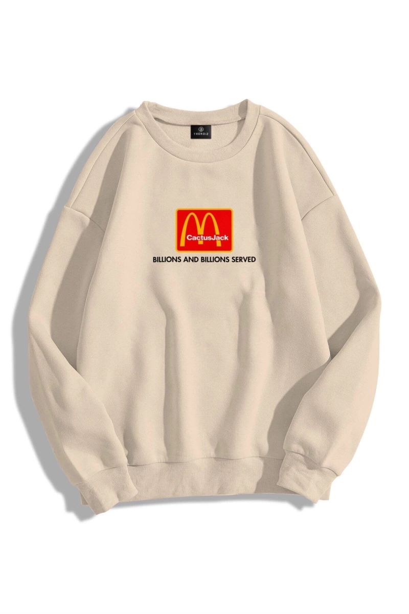 Unisex Im Lovin It Bisiklet Yaka Sweatshirt