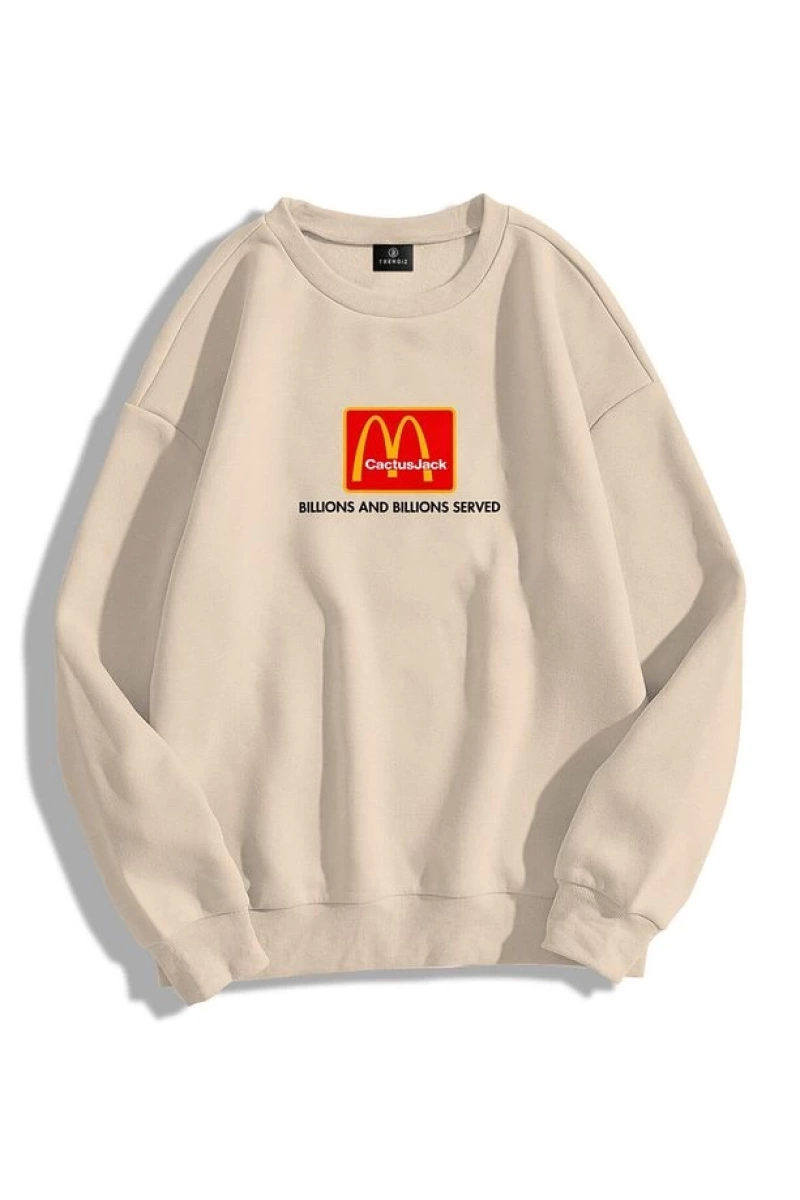 Unisex Im Lovin It Bisiklet Yaka Sweatshirt Gri