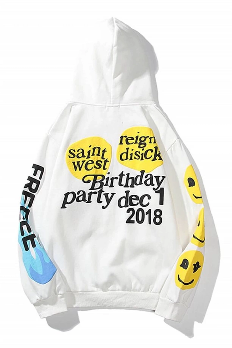 Unisex Its My Birthday Beyaz Sweatshirt Beyaz