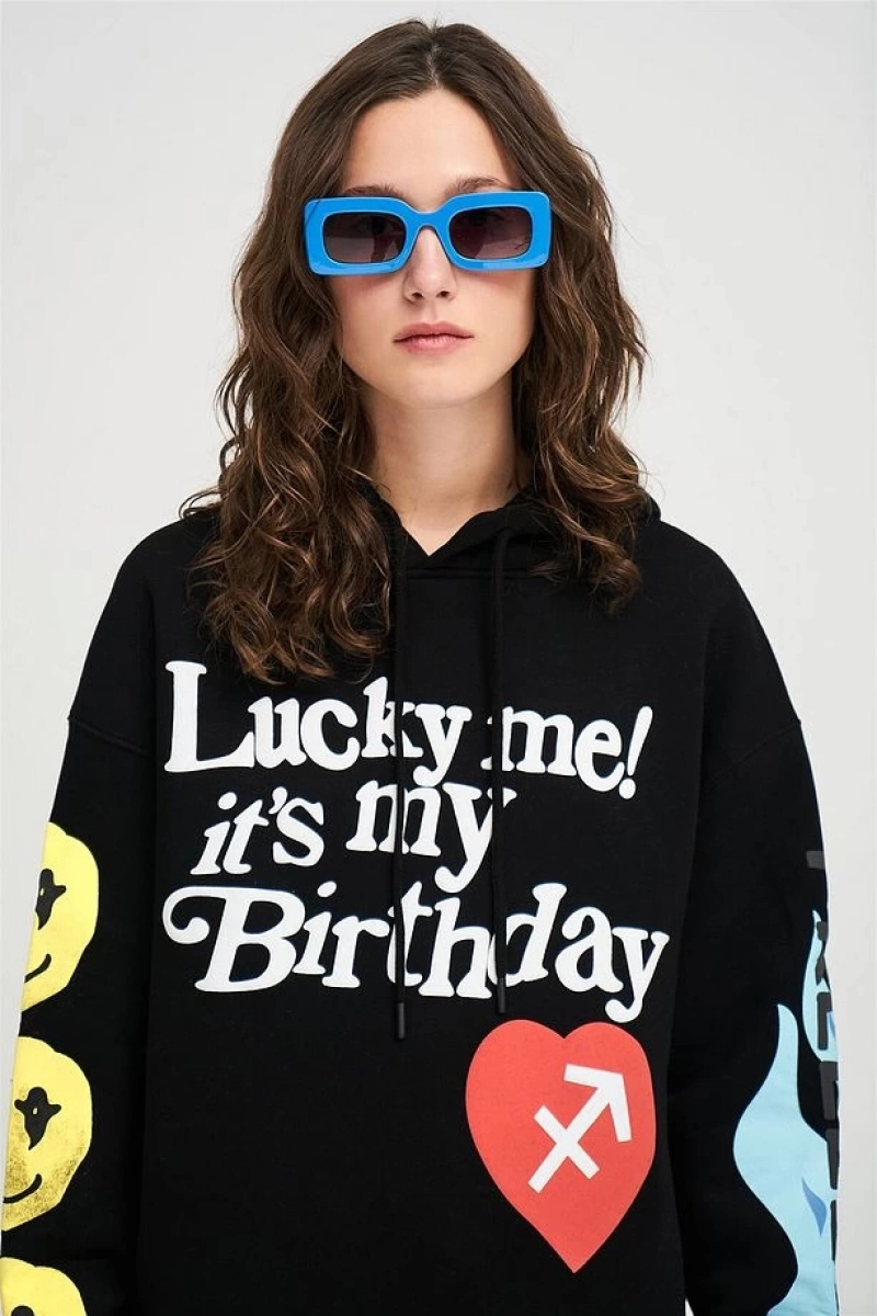 Unisex Its My Birthday Beyaz Sweatshirt Beyaz