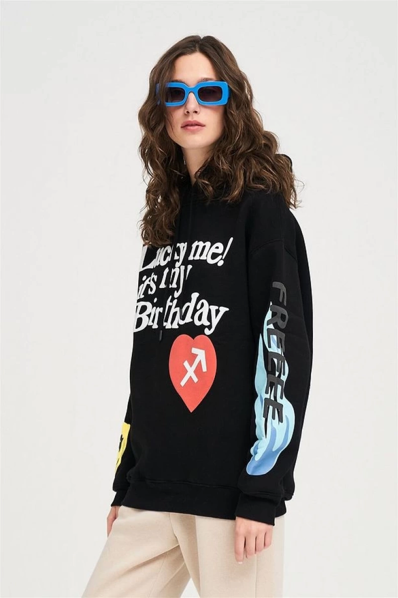 Unisex Its My Birthday Beyaz Sweatshirt Beyaz