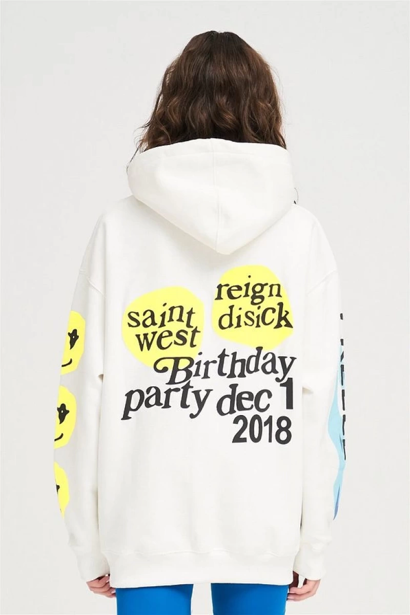 Unisex Its My Birthday Beyaz Sweatshirt Beyaz