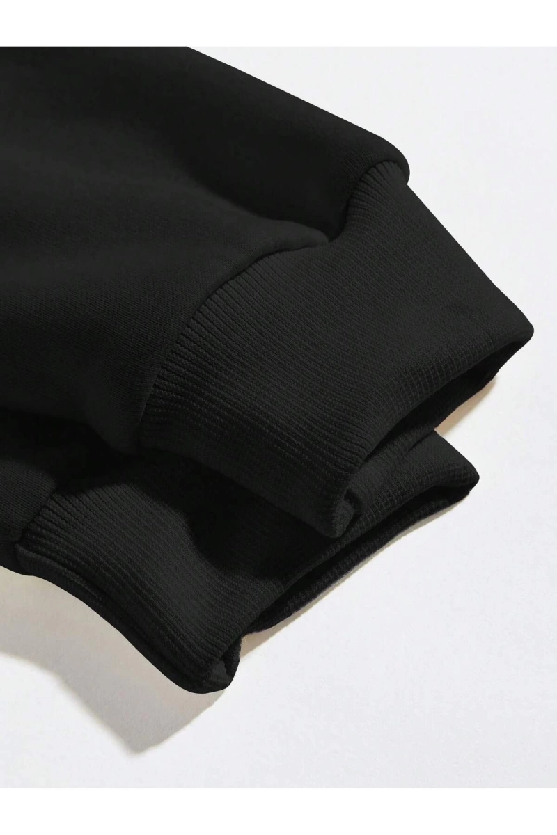 Unisex Kadın/Erkek Güneş ve Ay Baskılı Sweat