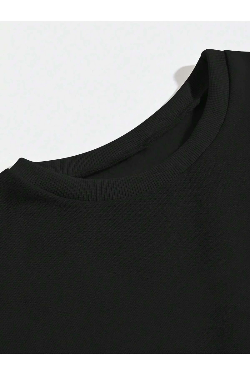 Unisex Kadın/Erkek Güneş ve Ay Baskılı Sweat