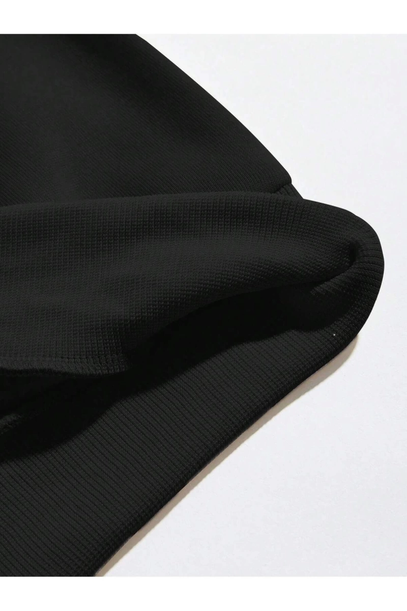 Unisex Kadın/Erkek Güneş ve Ay Baskılı Sweat