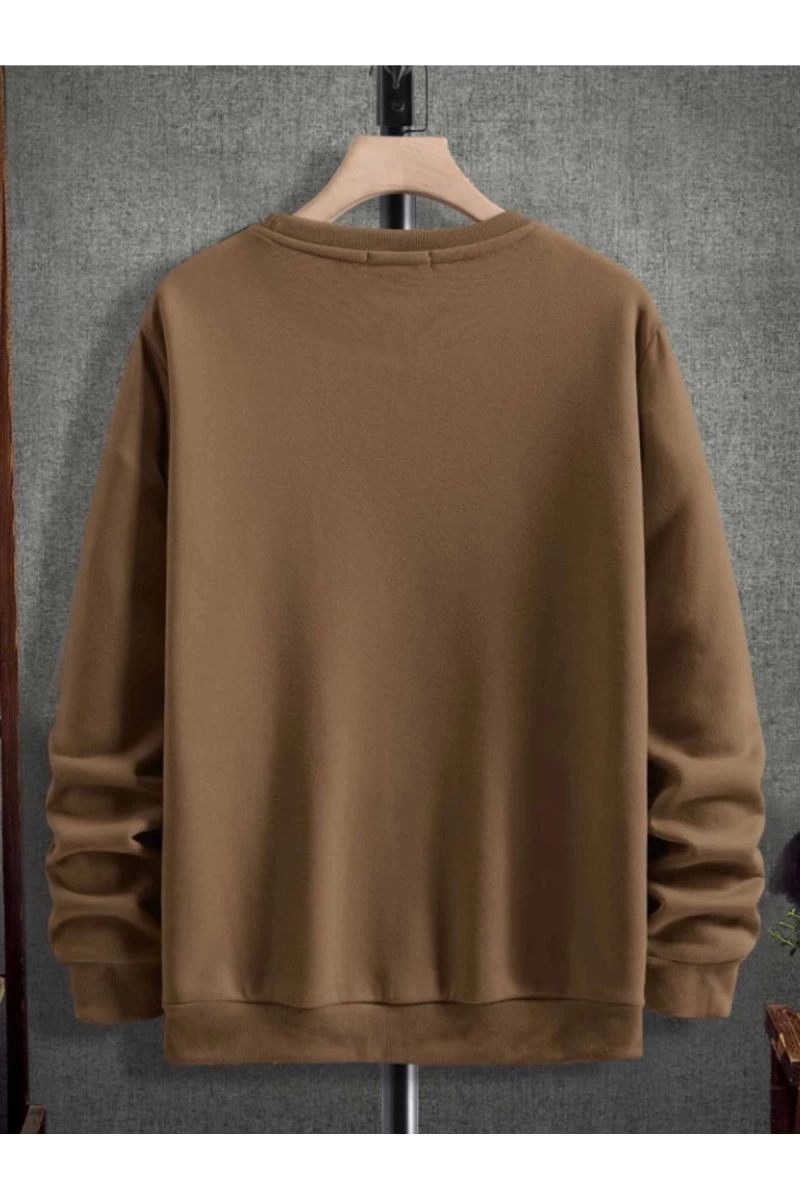 Unisex Kadın/Erkek Hands Renkli Oversize Bisiklet Yaka Pamuklu Sweatshirt
