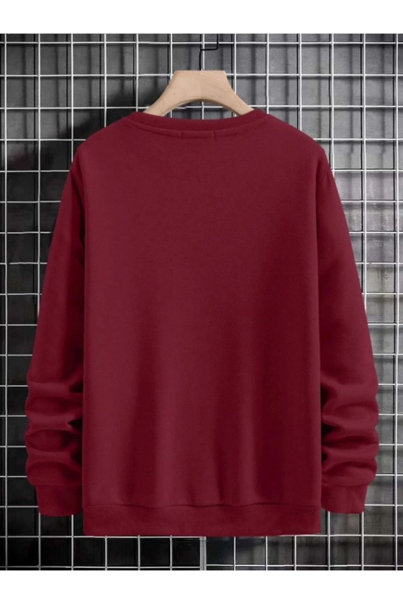 Unisex Kadın/Erkek Hands Renkli Oversize Bisiklet Yaka Pamuklu Sweatshirt
