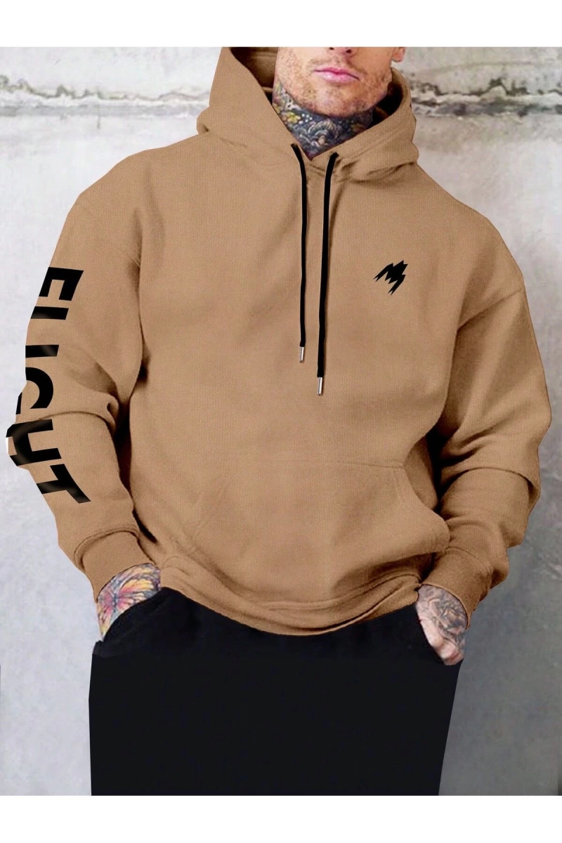 Unisex Kadın/Erkek Harajuka Sokakt Yazılı Grafik Sweat