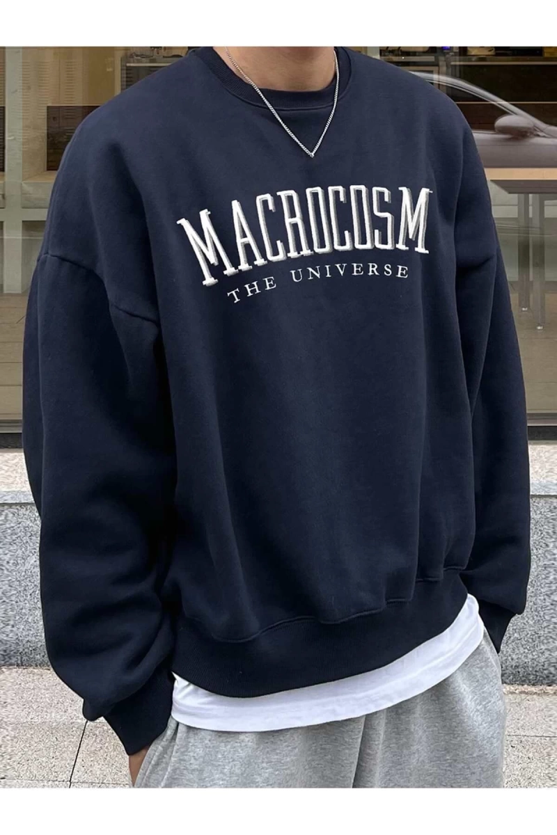 Unisex Kadın/Erkek Harajuka Sokakt Yazılı Grafik Sweat