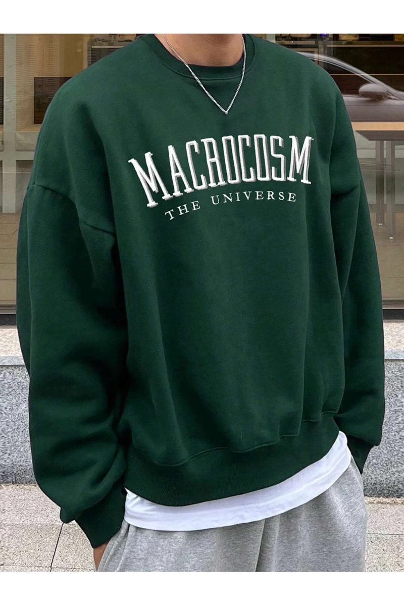 Unisex Kadın/Erkek Harajuka Sokakt Yazılı Grafik Sweat