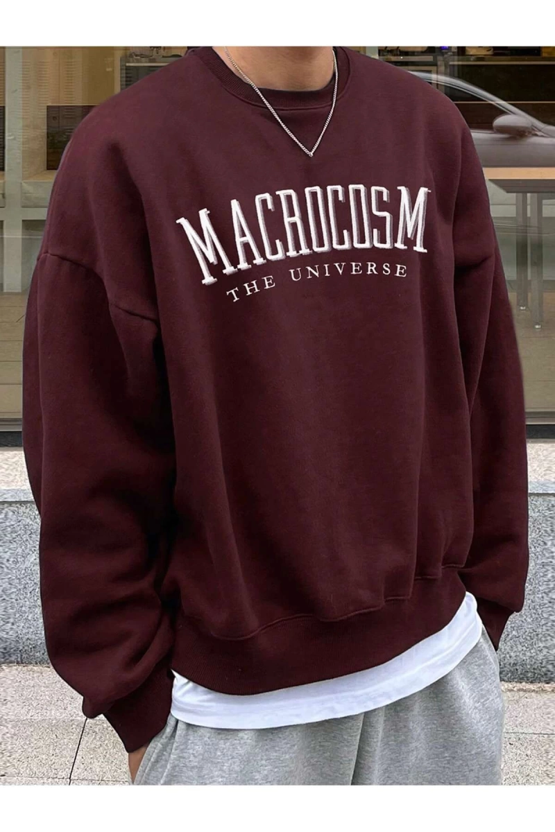 Unisex Kadın/Erkek Harajuka Sokakt Yazılı Grafik Sweat
