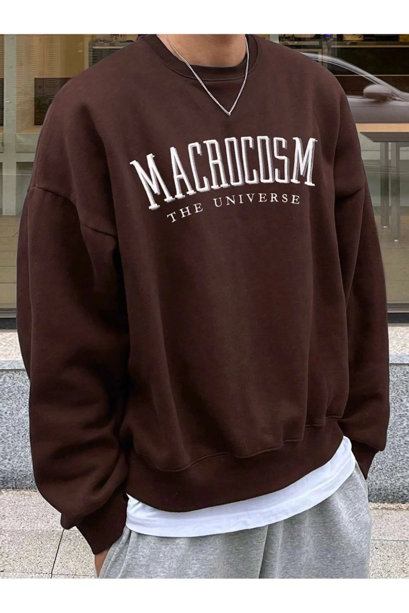 Unisex Kadın/Erkek Harajuka Sokakt Yazılı Grafik Sweat