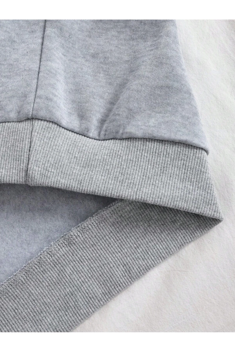 Unisex Kadın/Erkek Harajuka Sokakt Yazılı Grafik Sweat