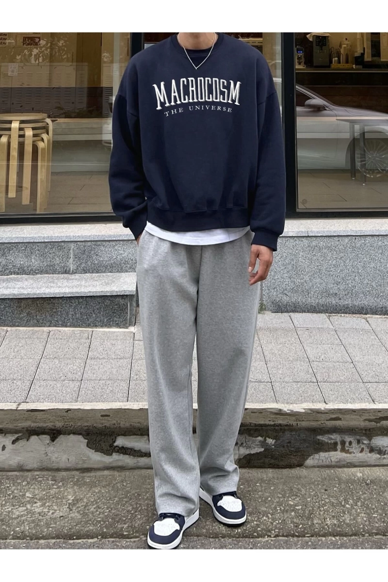 Unisex Kadın/Erkek Harajuka Sokakt Yazılı Grafik Sweat