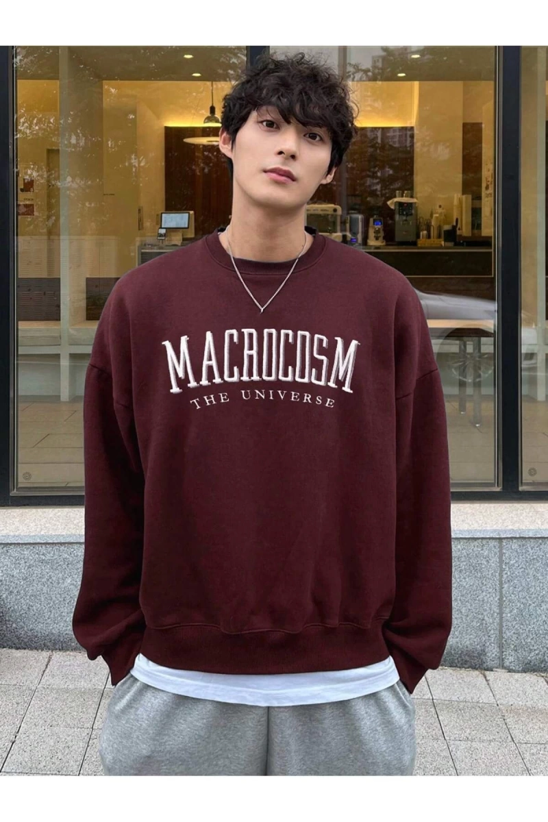 Unisex Kadın/Erkek Harajuka Sokakt Yazılı Grafik Sweat