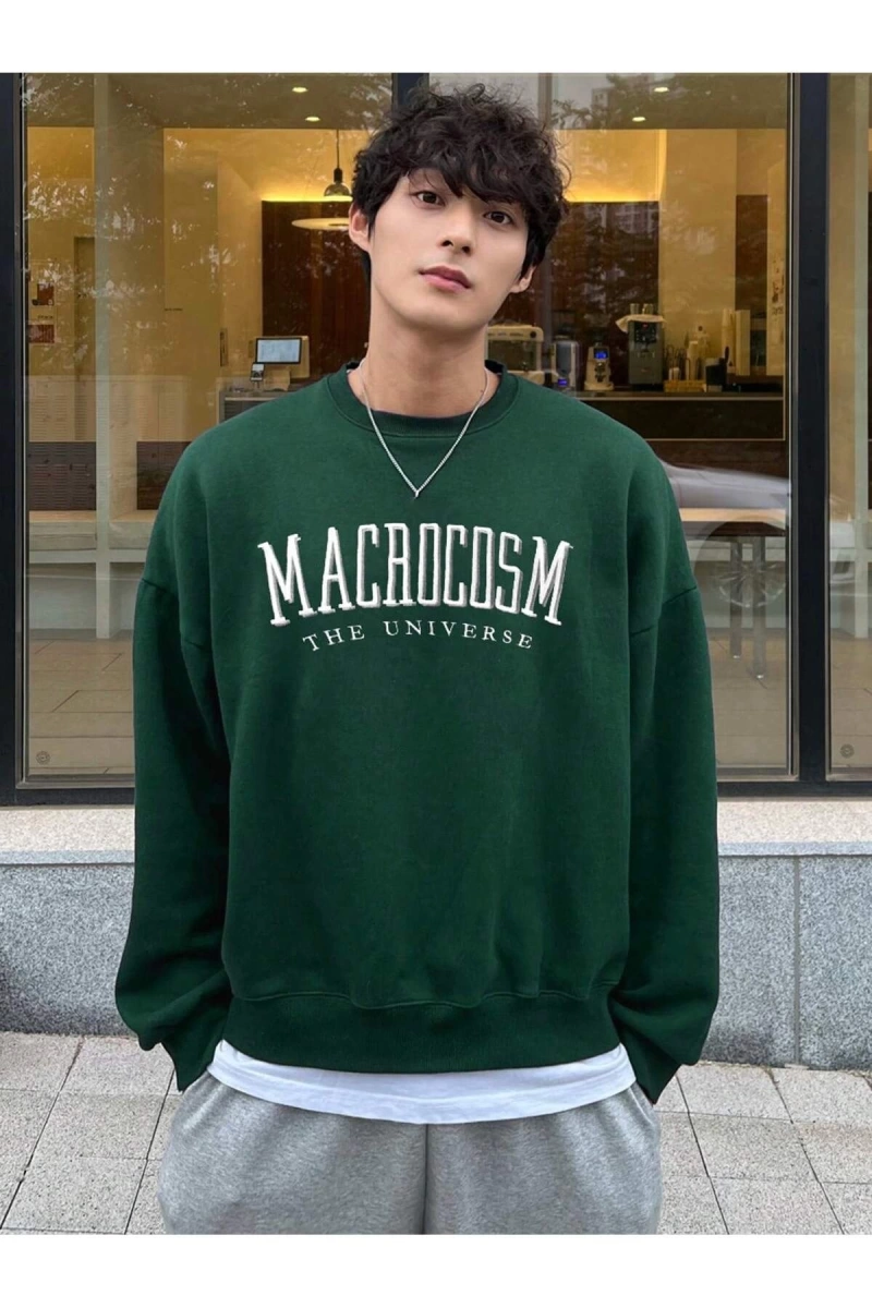 Unisex Kadın/Erkek Harajuka Sokakt Yazılı Grafik Sweat