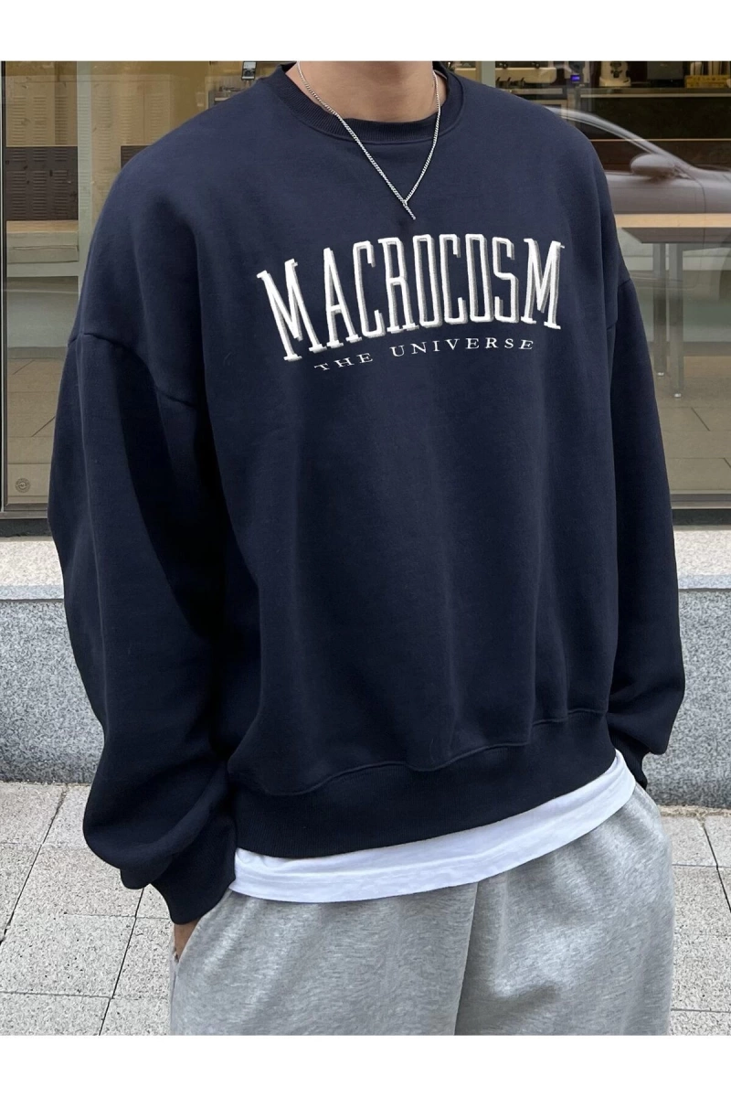 Unisex Kadın/Erkek Harajuka Sokakt Yazılı Grafik Sweat