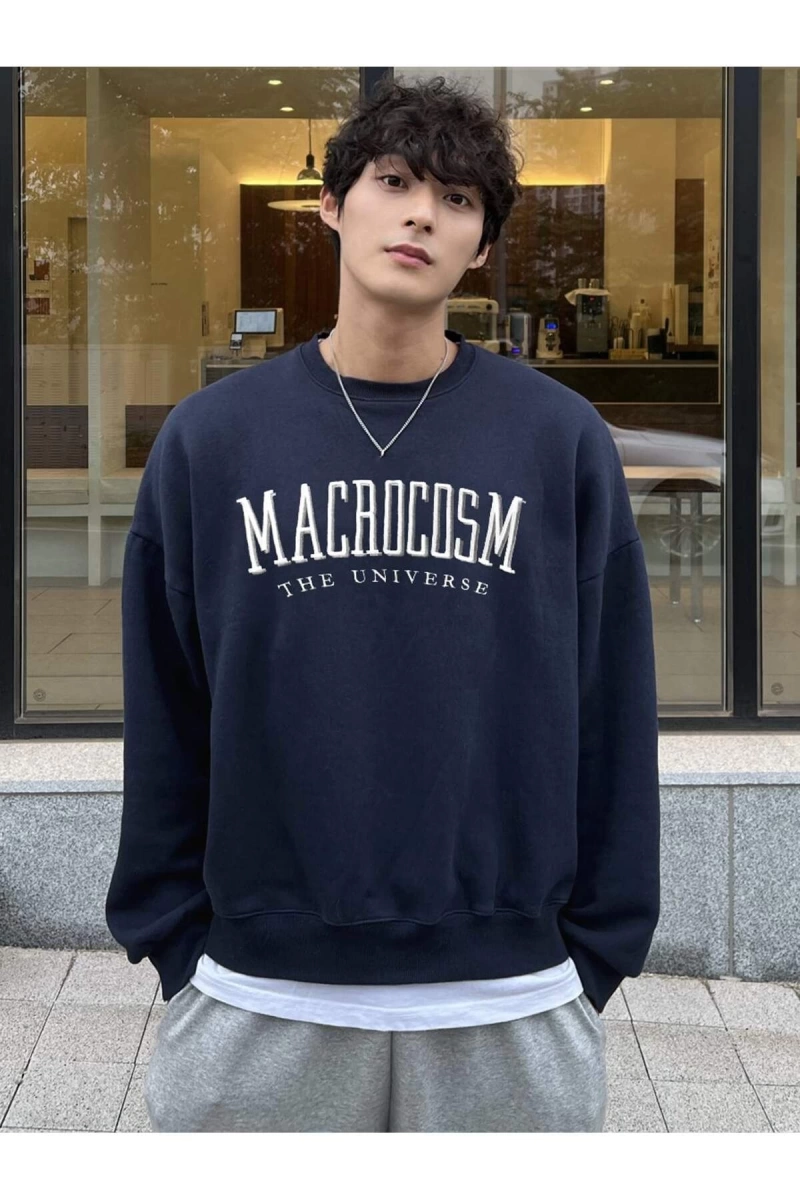 Unisex Kadın/Erkek Harajuka Sokakt Yazılı Grafik Sweat