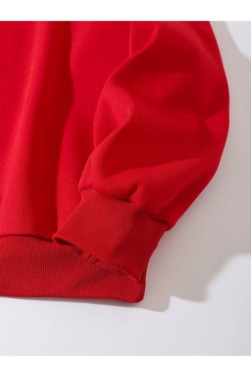 Unisex Kadın/Erkek Yazılı Grafik Sweat