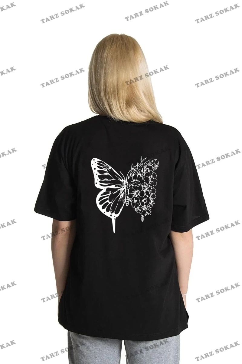 Unisex Kelebek Rahat Kesim Oversize