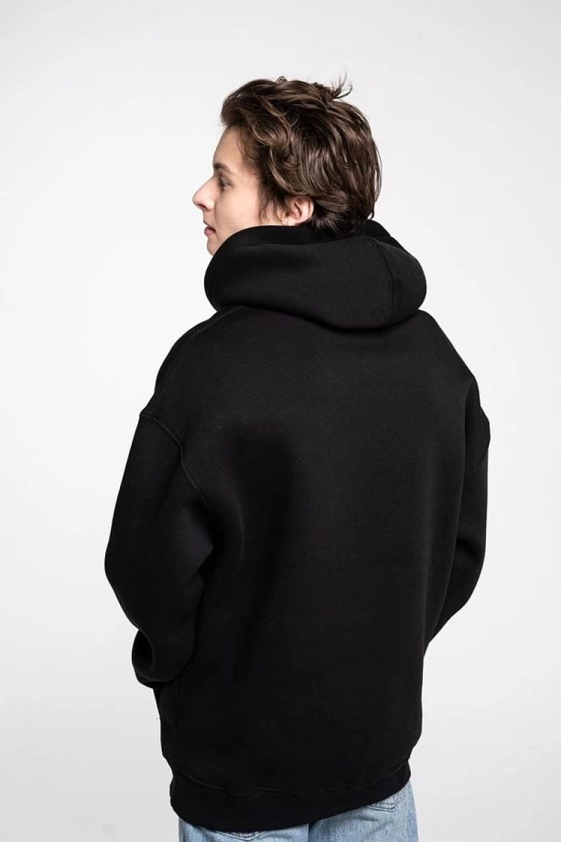 Unisex Kindness Sweatshirt Hoodie Siyah