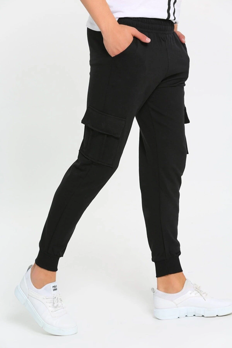 Unisex Komando Cepli Slimfit XJ Reflektör Baskılı Eşofman Altı