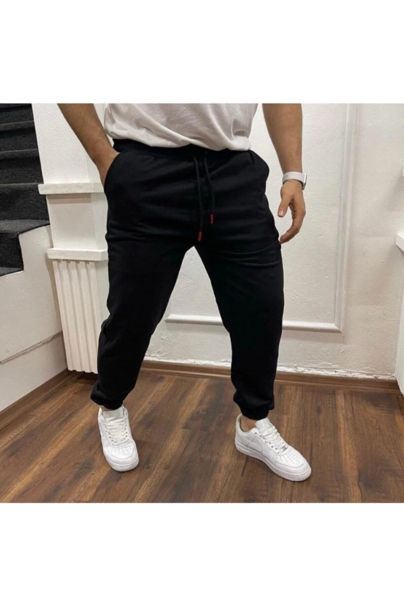 Unisex Koyu Gri Kelepçe Paça Koyu Gri
