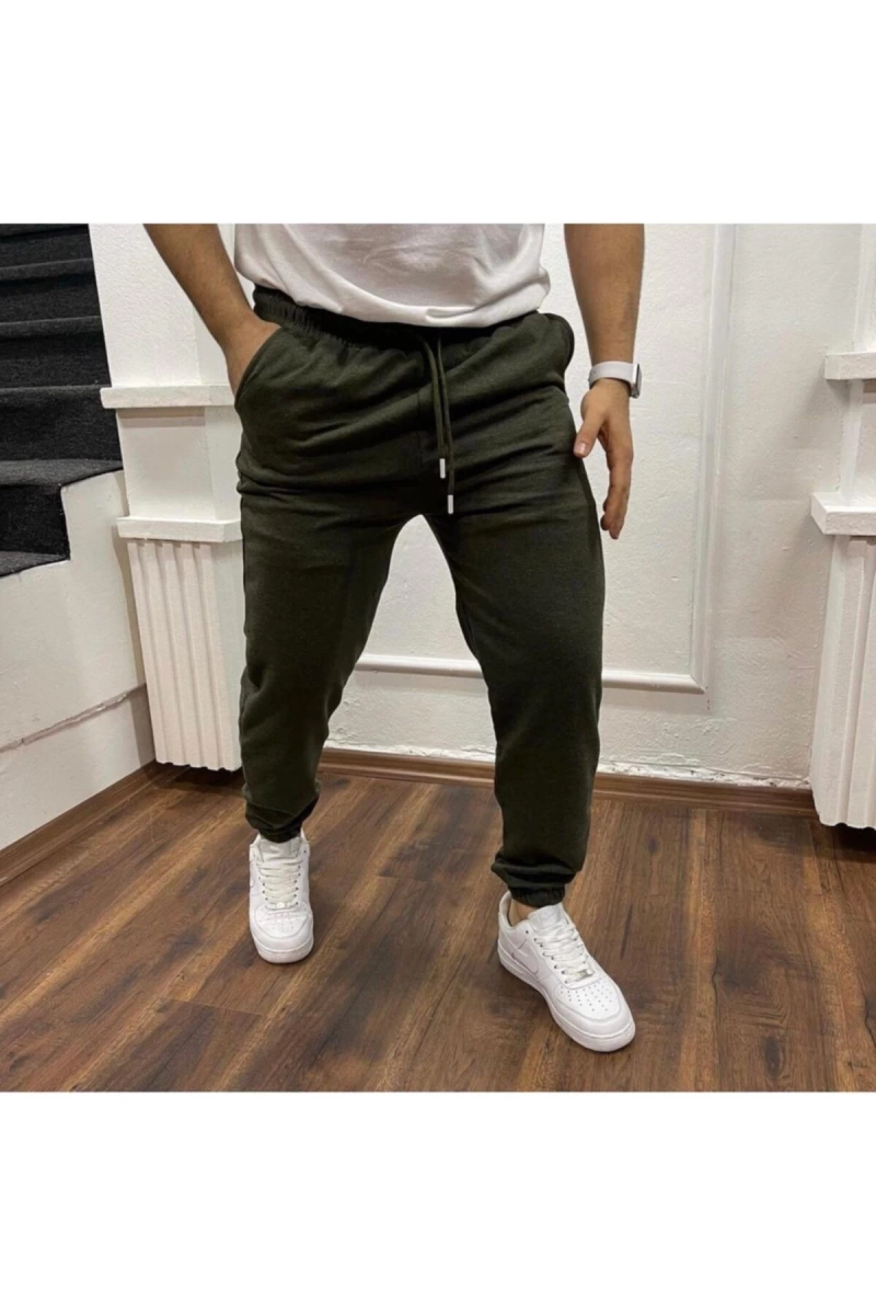 Unisex Koyu Gri Kelepçe Paça Koyu Gri