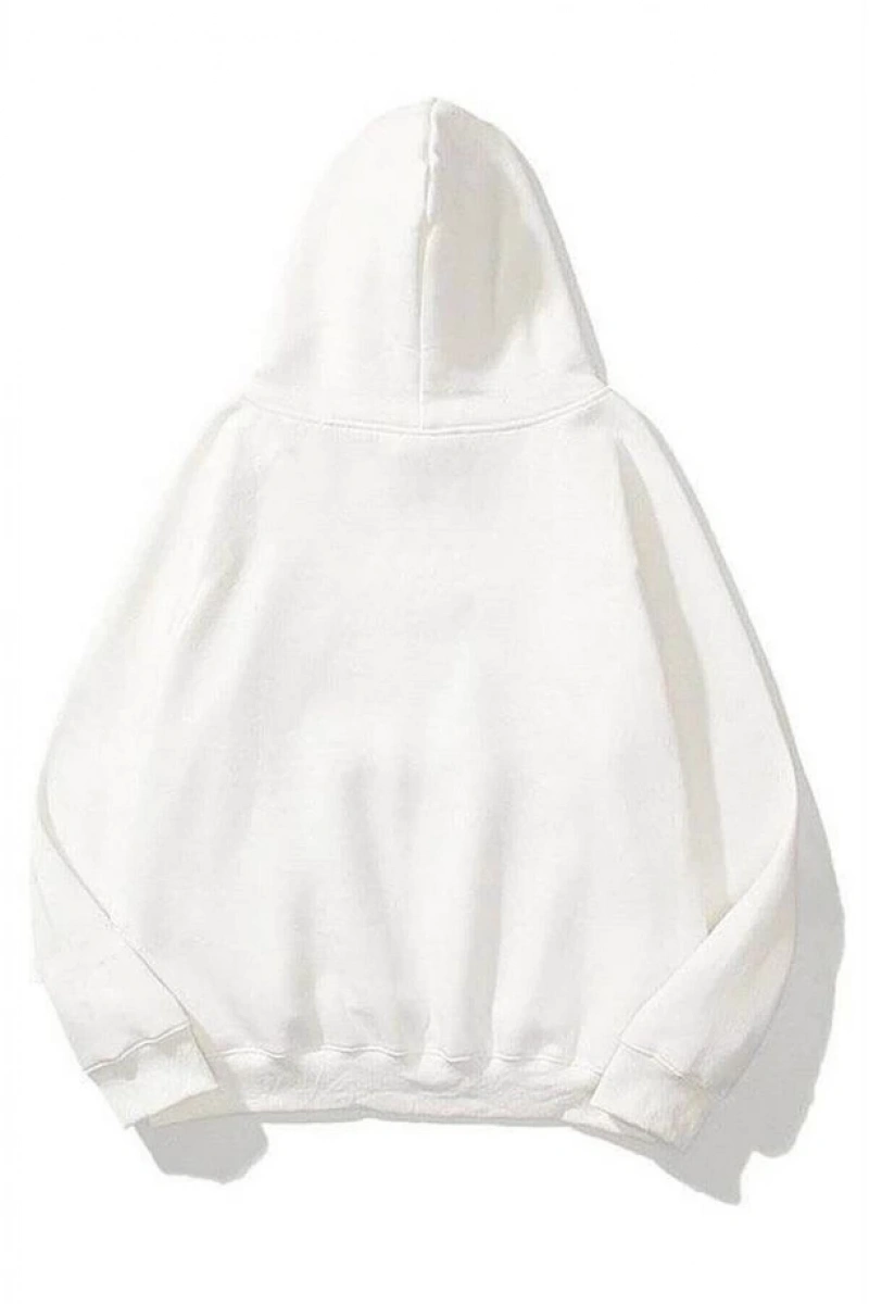 Unisex Layful By Sweatshirt Hoodie Beyaz