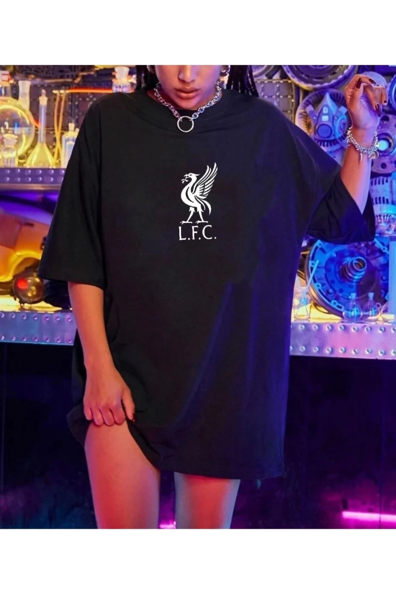 Unisex L.f.c Rahat Kesim Oversize T-shirt