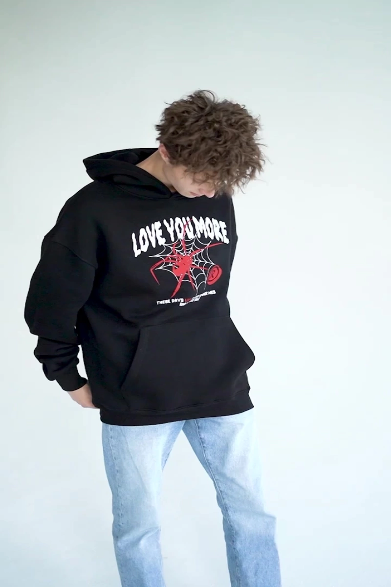 Unisex Love You More Sweatshirt Hoodie