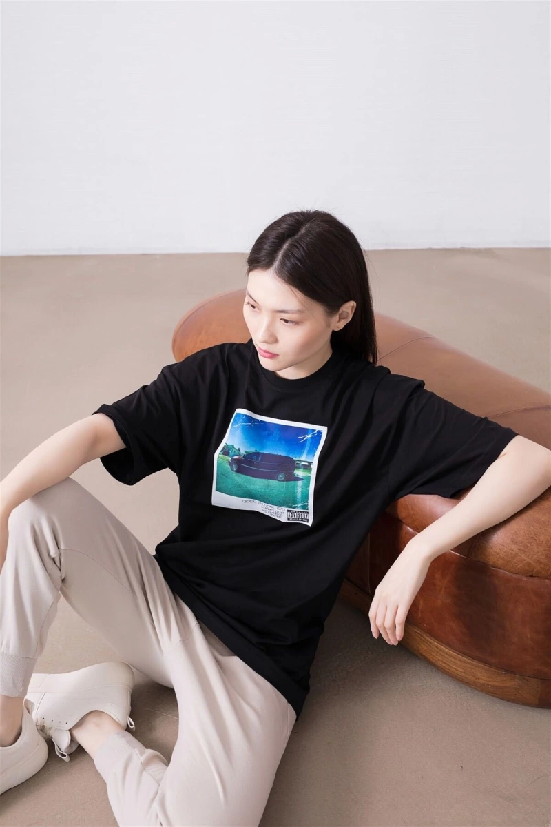 Unisex M.a.a.d City Kendrick Lamar Siyah Tshirt