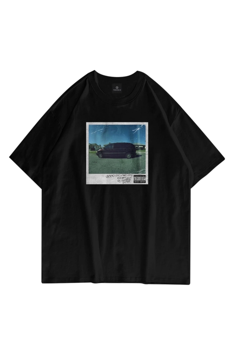 Unisex M.a.a.d City Kendrick Lamar Siyah Tshirt