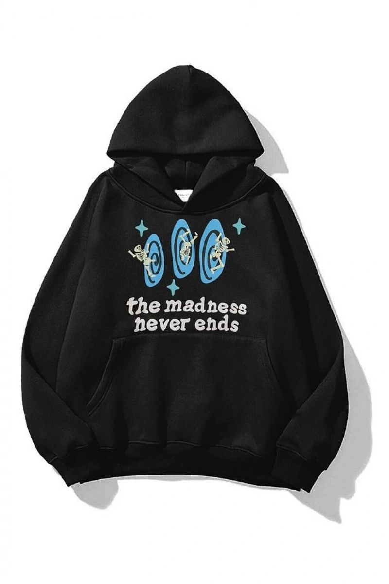 Unisex Madness Never Ends Sweatshirt Gri