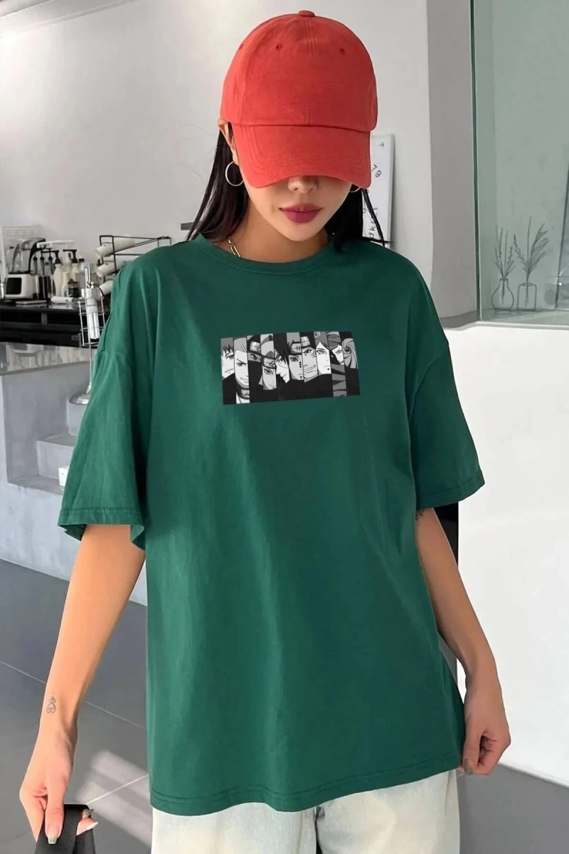 Unisex Naruto Baskılı T-shirt