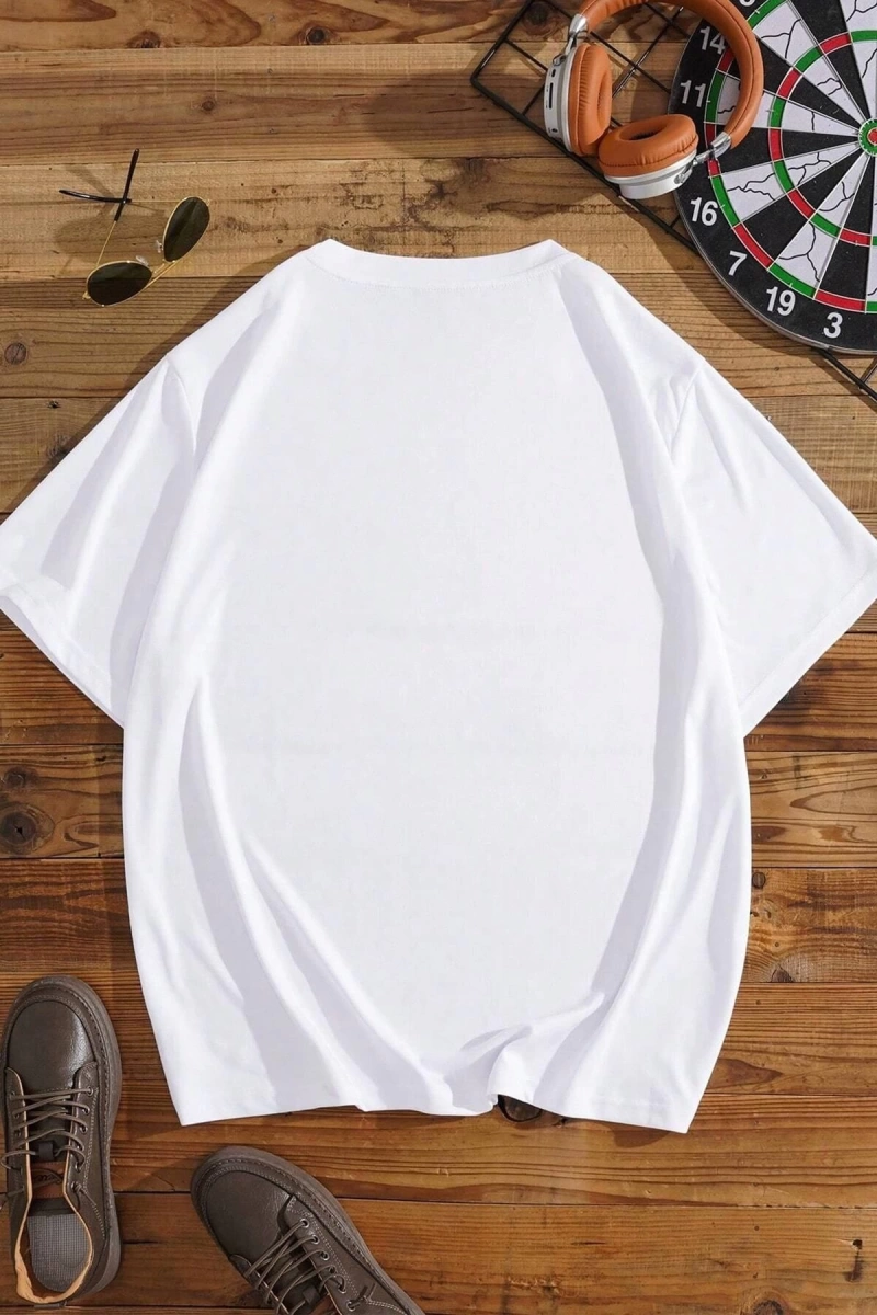 Unisex Nasa Baskılı T-shirt
