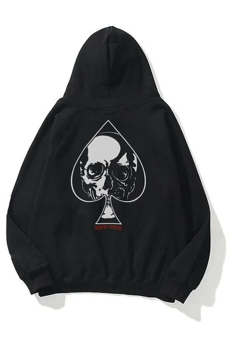 Unisex Nobody Knows Sweatshirt Siyah