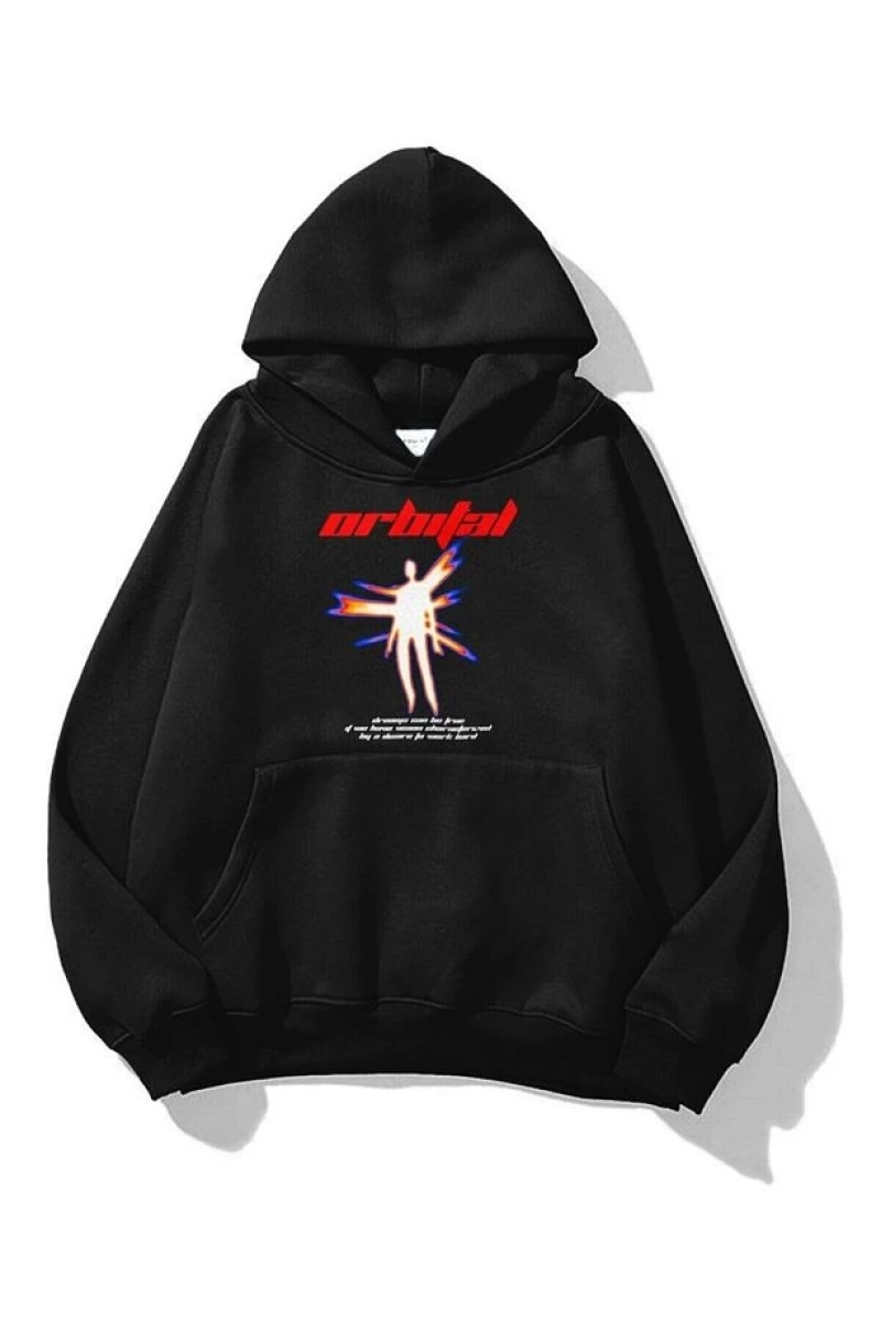 Unisex Orbital Sweatshirt Siyah