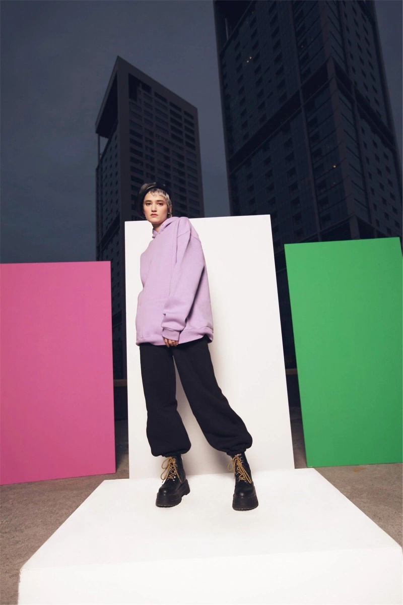 Unisex Oversize Basic Sweatshirt Hoodie