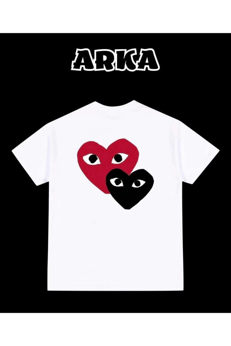 Unisex Oversize Sevgililer Günü Hediye Couple Tshirt