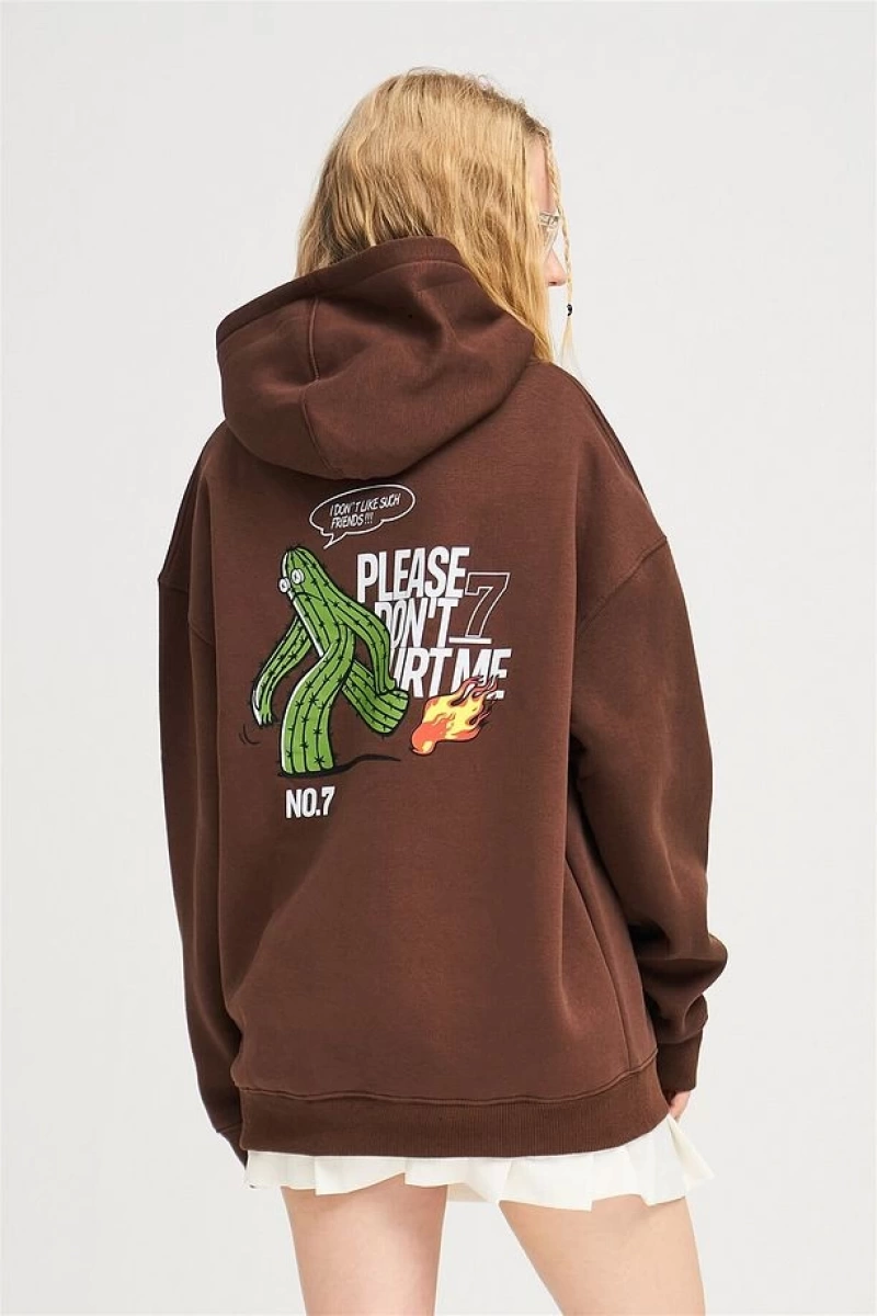 Unisex Please Dont Hurt Me Sweatshirt Hoodie Gri