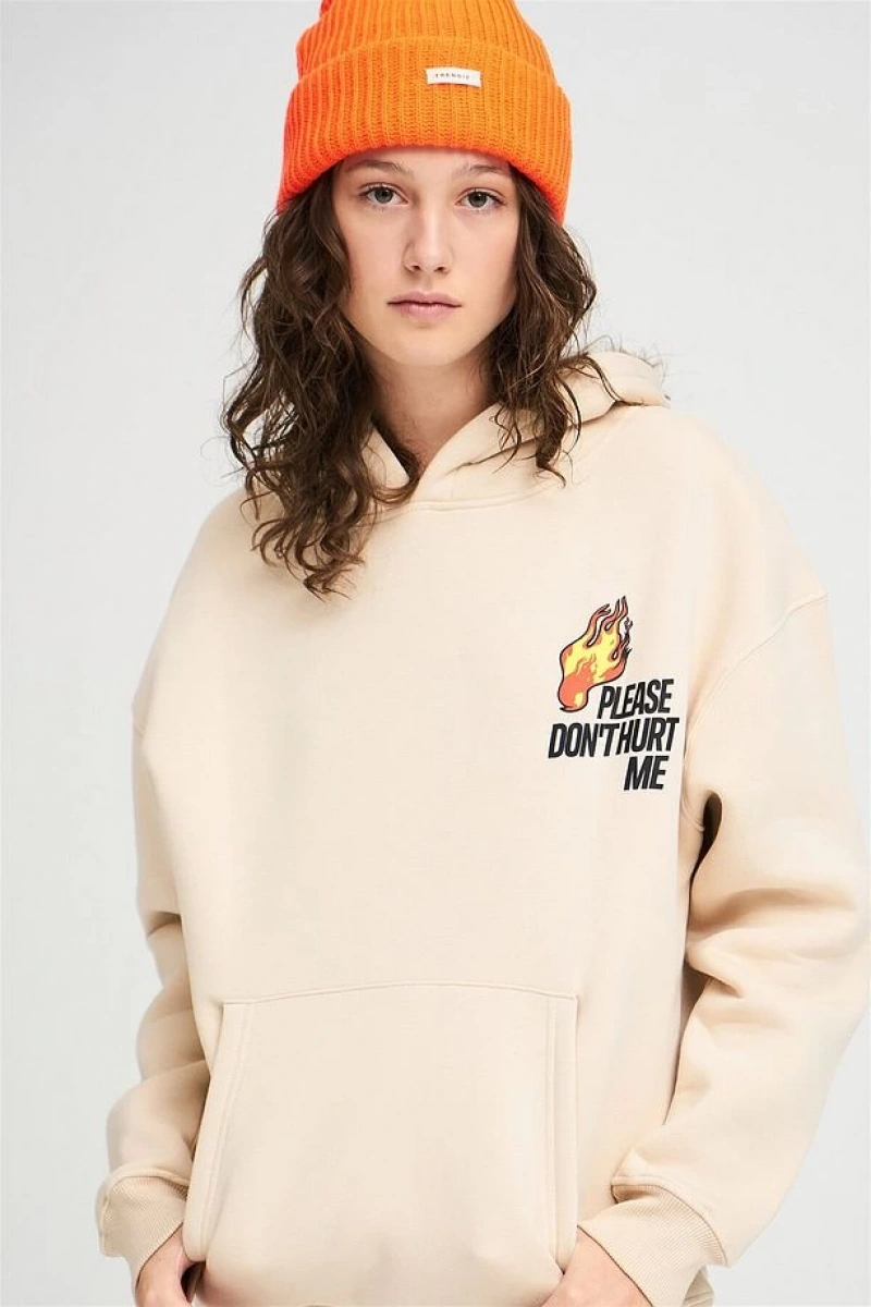 Unisex Please Dont Hurt Me Sweatshirt Hoodie Gri