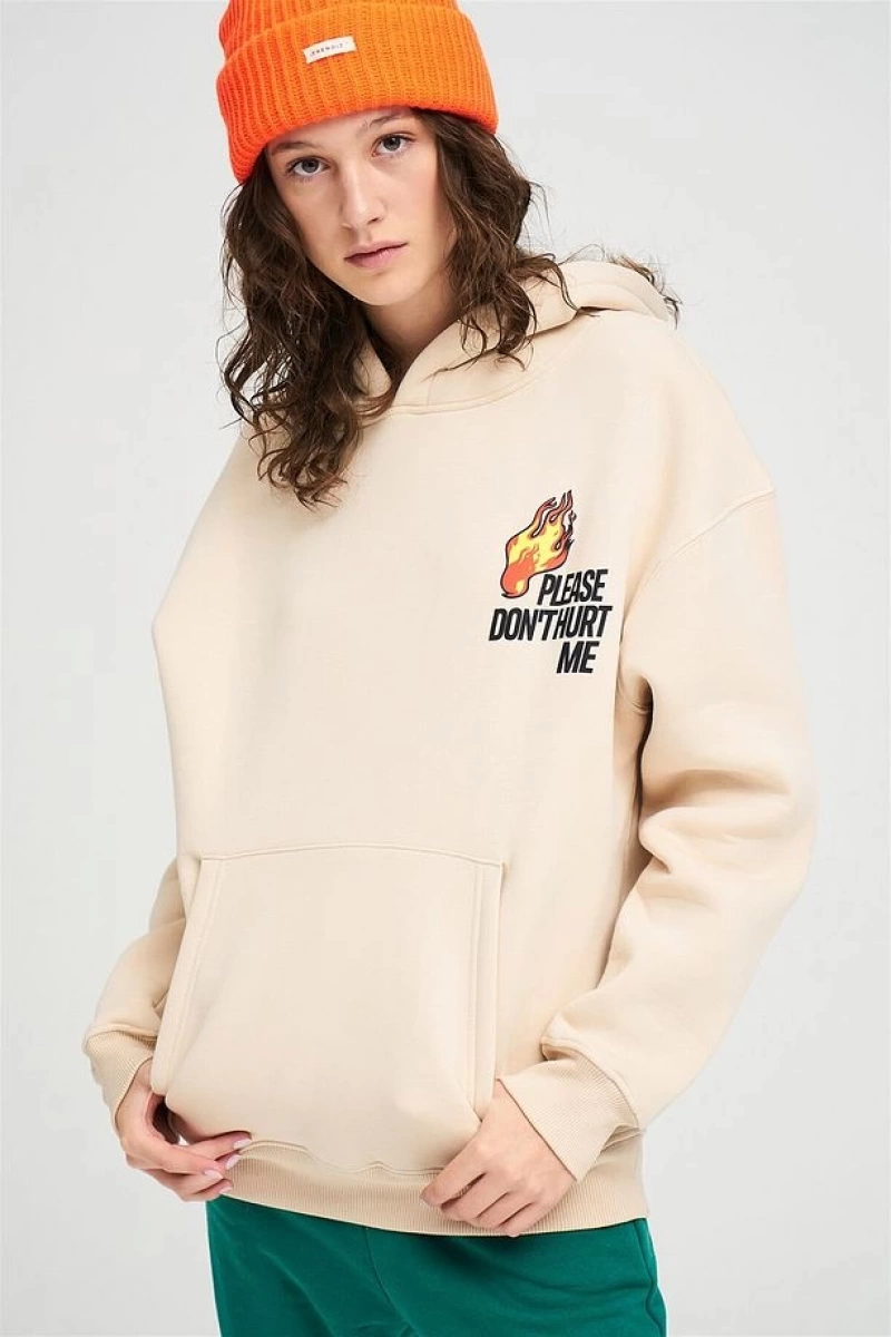 Unisex Please Dont Hurt Me Sweatshirt Hoodie Gri