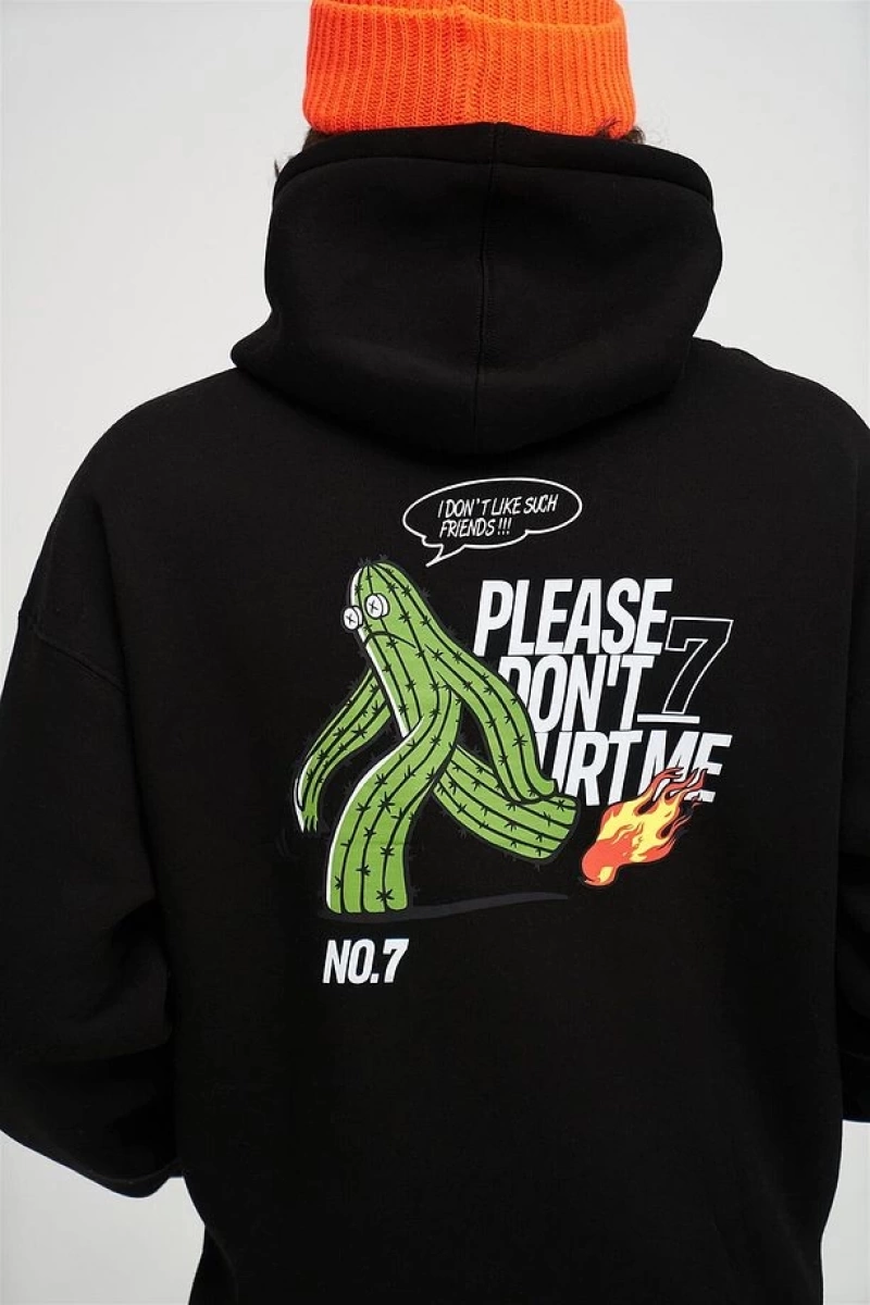 Unisex Please Dont Hurt Me Sweatshirt Hoodie Gri