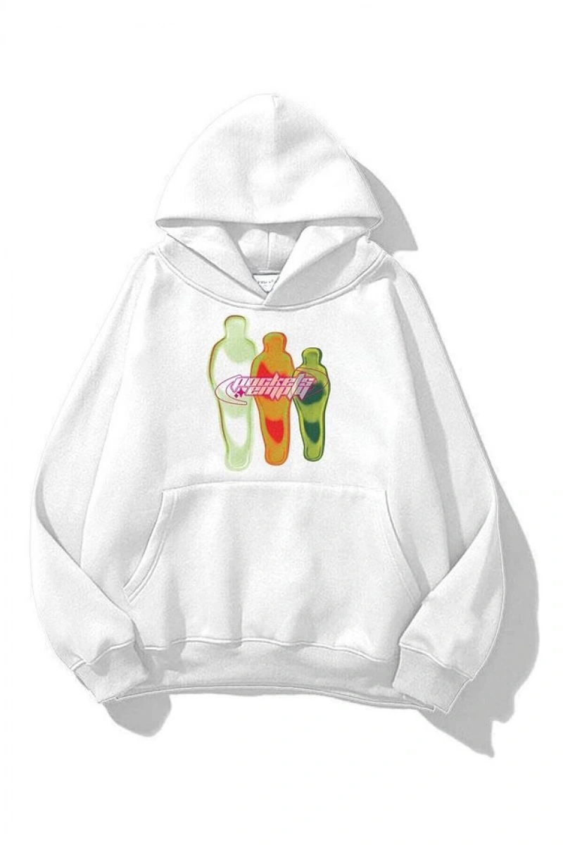 Unisex Pockets Empty Sweatshirt Siyah